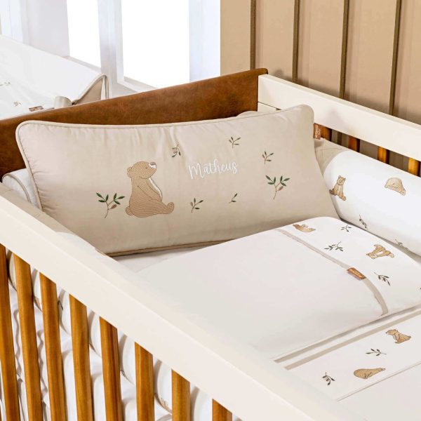 KIT BERÇO POESIA BEGE 07 PCS - Imagem 3